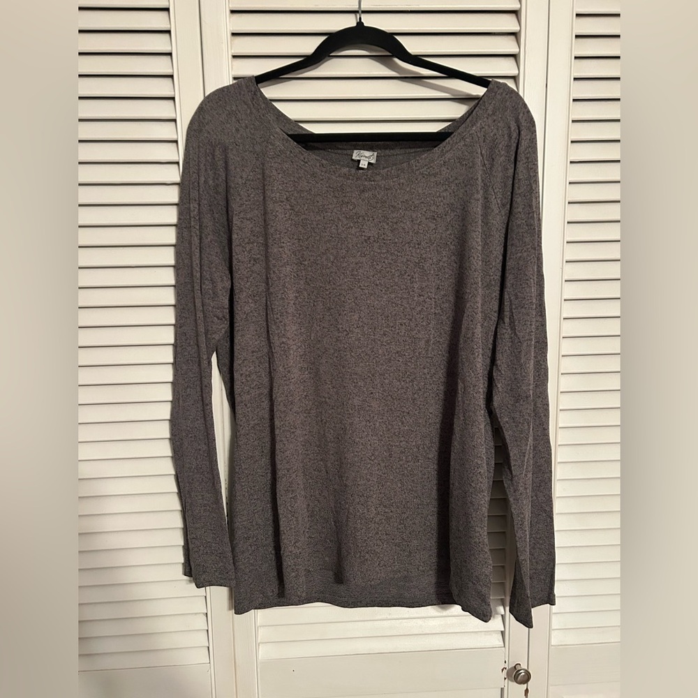 Kismet Charcoal Long Sleeve Women's Top